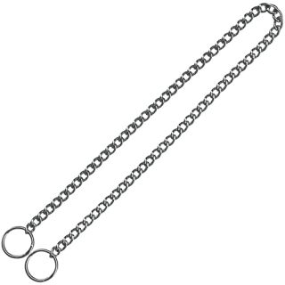 KH Strypkedja, förkromat stål, vridna korta länkar, 4.8mm x 95cm