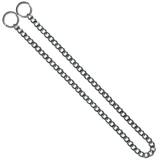 KH Strypkedja, vridna platta länkar, förkromat stål, 1.6mm x 35cm