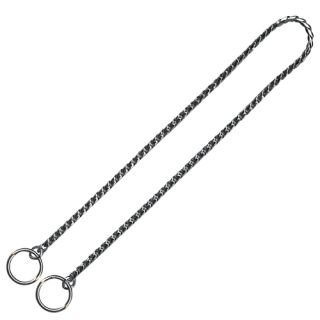 KH Strypkedja, sicksack länkar, förkromad mässing, 2.0mm x 35cm