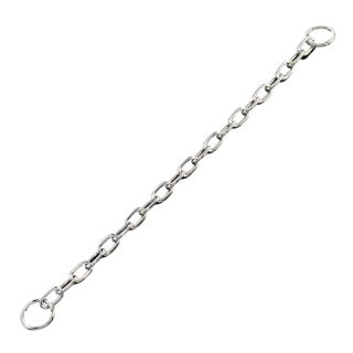 SP Strypkedja, förkromad, korta ovala länkar 70 cm, 3.4mm
