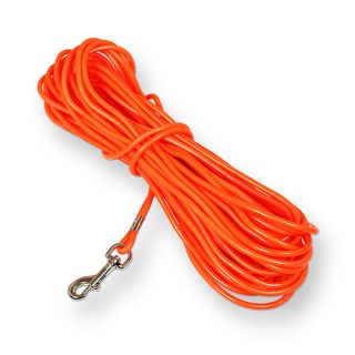 Spårlina massiv 7 mm plast, 15 meter, Orange