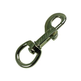 Karbinhake 90 mm stor stål/krom