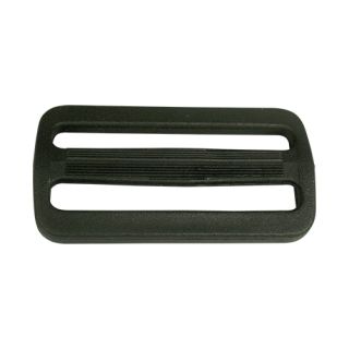 Triglide remsträckare för 50 mm remband, svart.